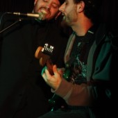 Andy Lund & the Mission Men, Mathew van der Want and Josie Field at Cafe Barcelona