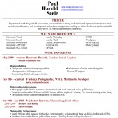 Paul Seele’s CV Paul Seele’s CV