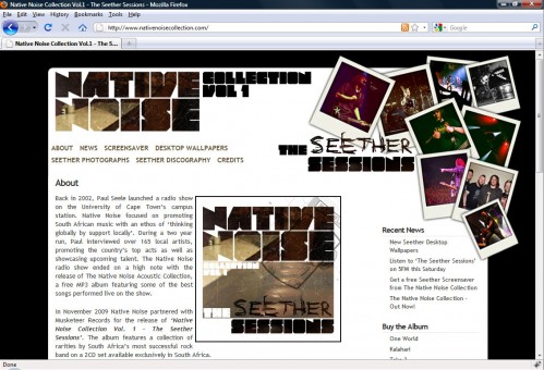 Native Noise Collection Website - About