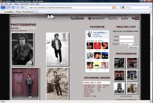 Joe Robbins Website - Photos Joe Robbins Website - Photos