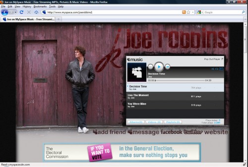 Joe-Robbins-Myspace
