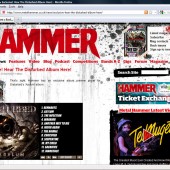 Disturbed player widget for Metal Hammer