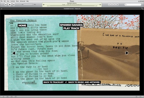Foals iTunes LP Lyrics