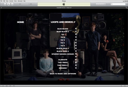 Foals iTunes LP Loops and Demos