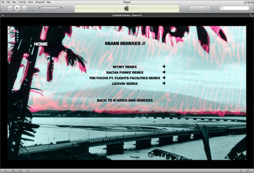 Foals iTunes LP Remixes Miami