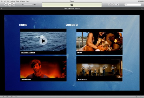 Foals iTunes LP Videos