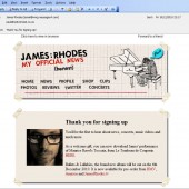 James Rhodes HTML Email Template