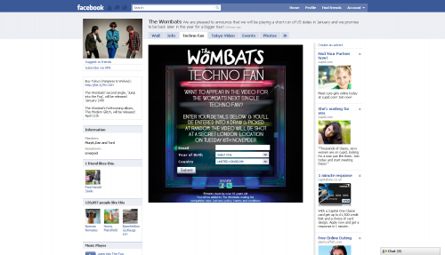 The Wombats Like to Enter Competition