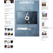 The Wombats Jump Into the Fog Facebook Video Tab The Wombats Jump Into the Fog Facebook Video Tab
