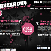 Green Day Awesome as F**k Website