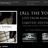 All The Young Holding Page Update