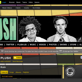 Plush Myspace Page