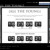 All The Young Countdown Lightbox & Facebook Tab