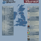Lilygreen & Maguire Tour Scrap Map