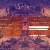 Hot Natured holding page