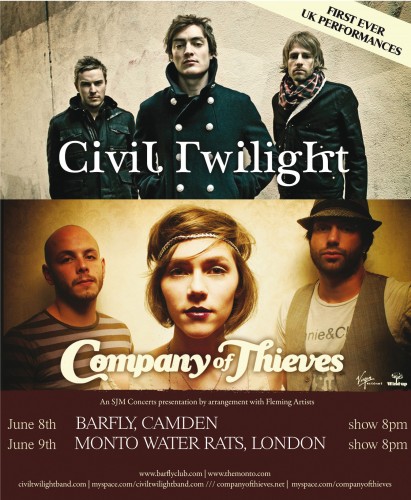 Civil Twilight & Company of Thieves live in London