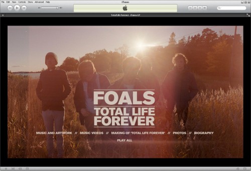 Foals iTunes LP Home