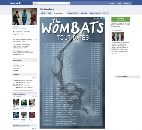 Wombats Tour Dates