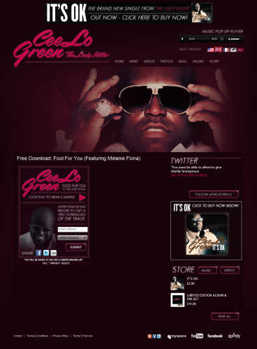 Cee Lo Green Free Download Widget