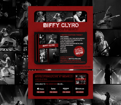 Biffy Clyro Splash Page