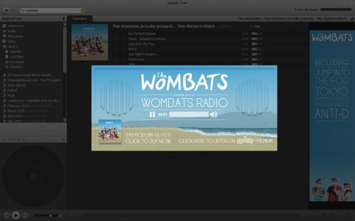 The Wombats - Spotify Lightbox