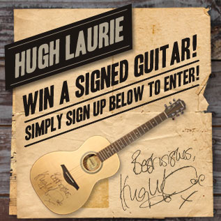 Hugh Laurie - Signed Guitar Competition Widget