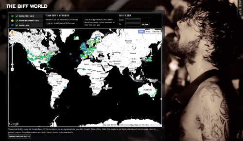 Biffy Clyro Map