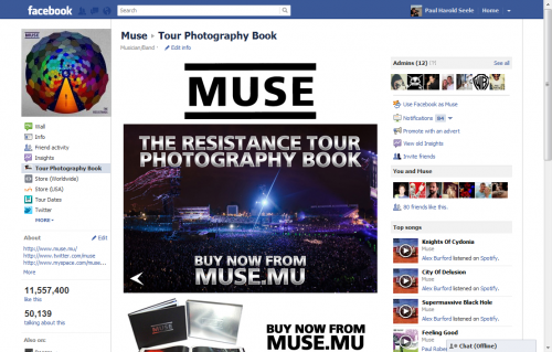 Muse Photography Book Facebook Tab 2