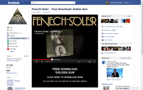 Fenech-Soler Golden Sun Free Download