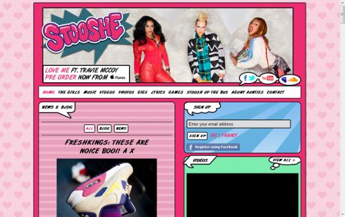Stooshe Home Page