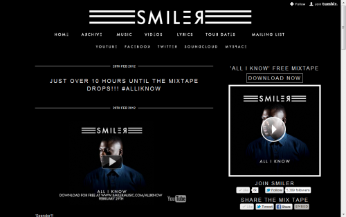 SMILER - Official Website 1