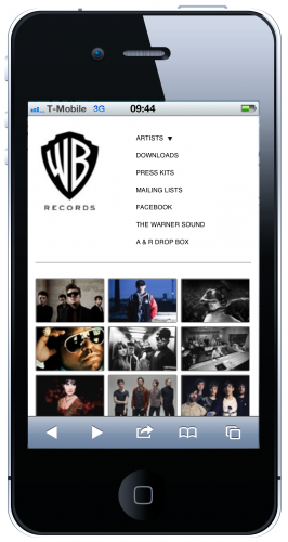 WBR Website iPhone 1