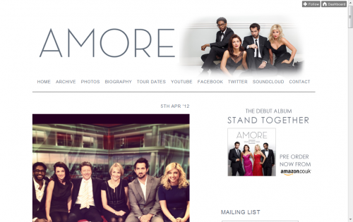 Amore - Official Website