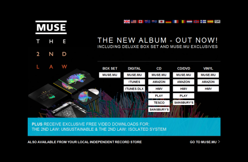 MUSE The 2nd Law - UK